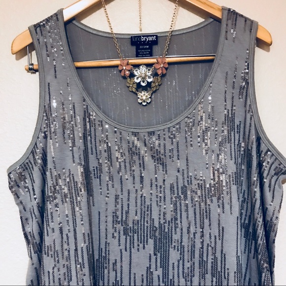 Lane Bryant Tops - GORGEOUS LANE BRYANT  SEQUENCE TANK 💕